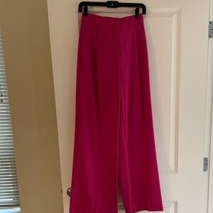 Zara Fuchsia Wide-Leg Pants